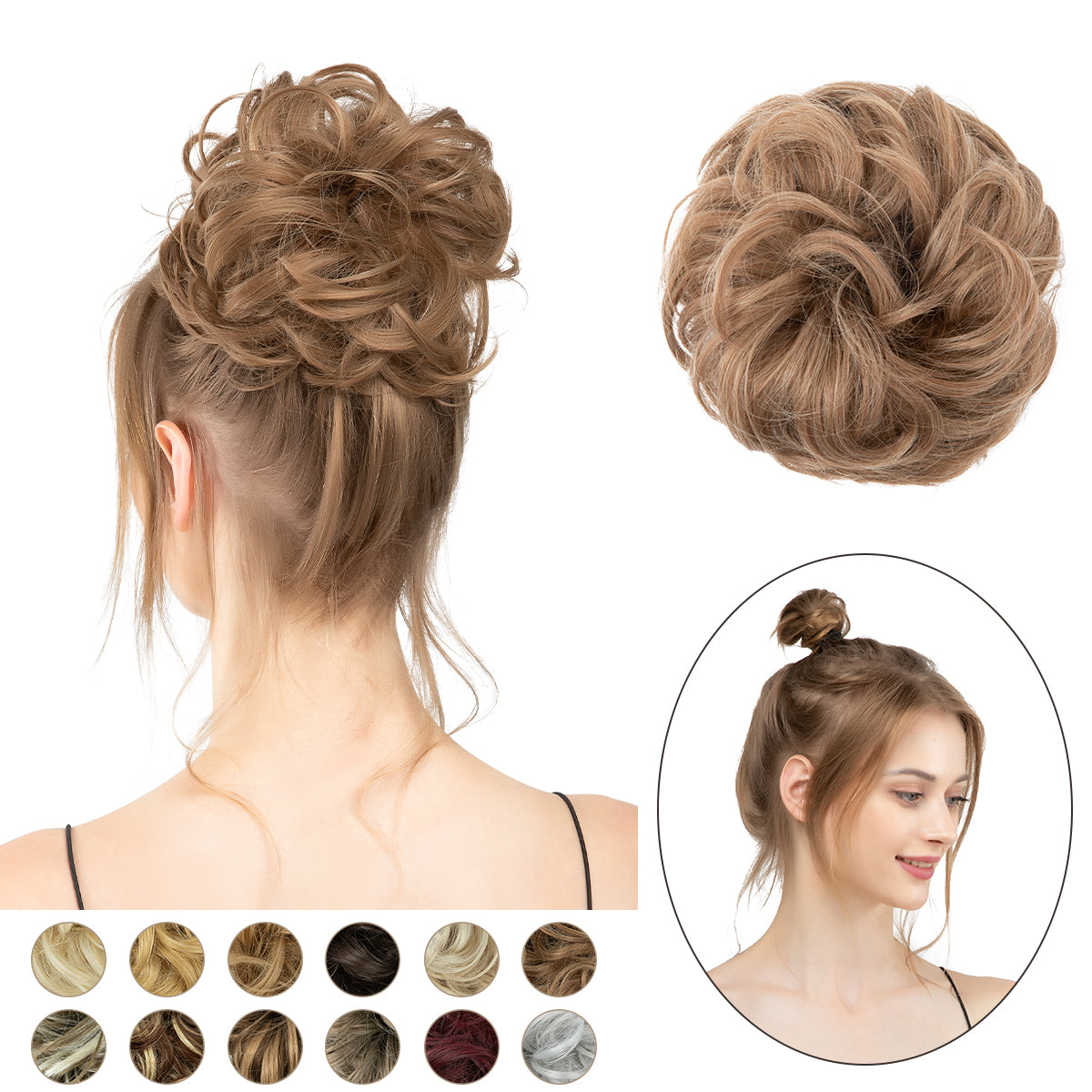 Hair Synthetic Elastic Band Chignon