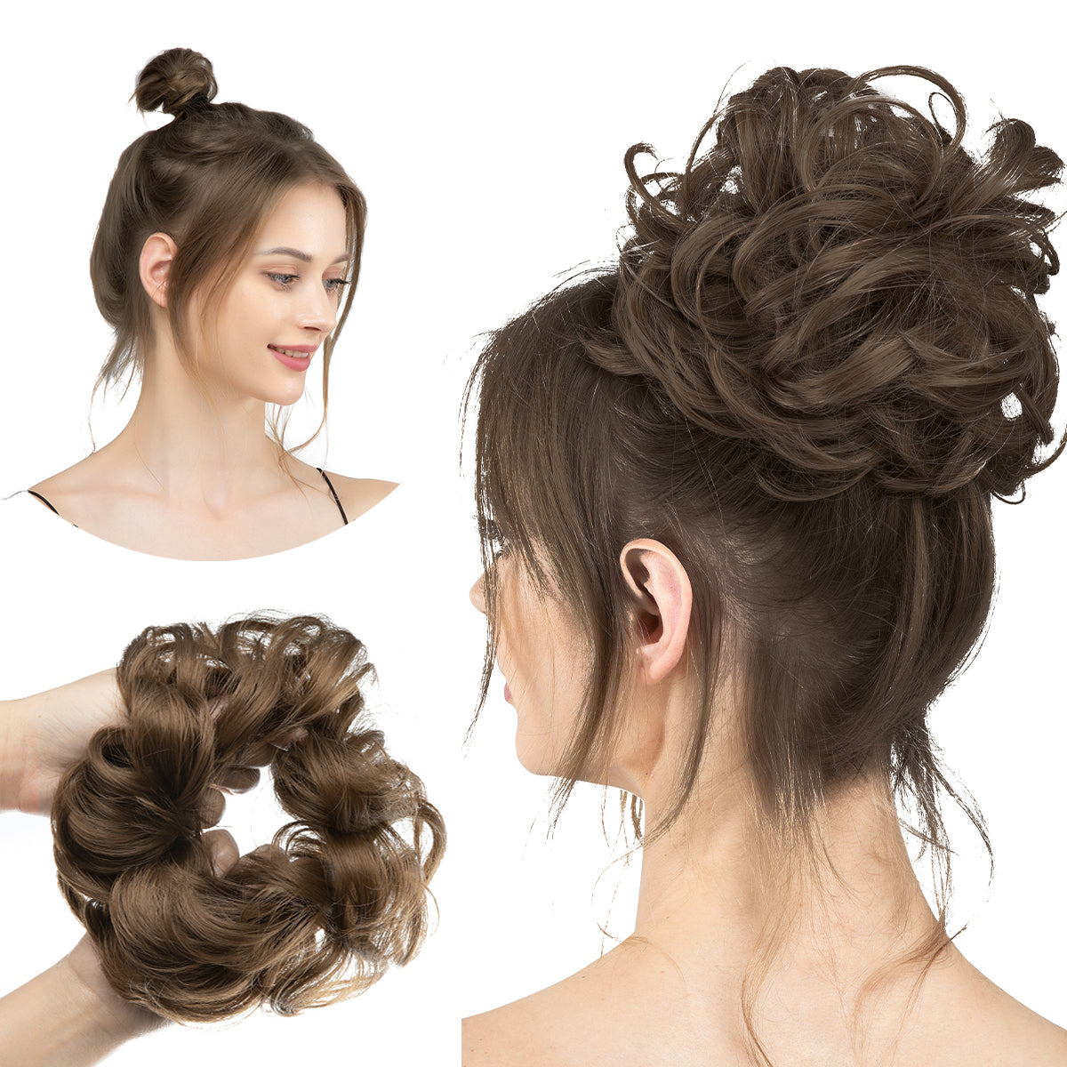 Hair Synthetic Elastic Band Chignon