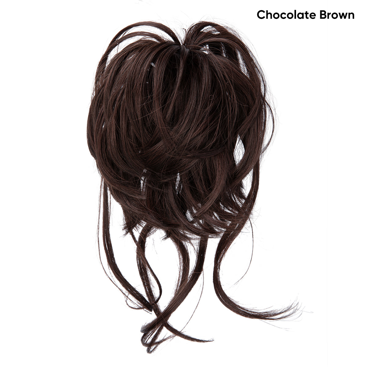 Hair Donut Bun Synthetic Straight Gold Messy Elastic Band