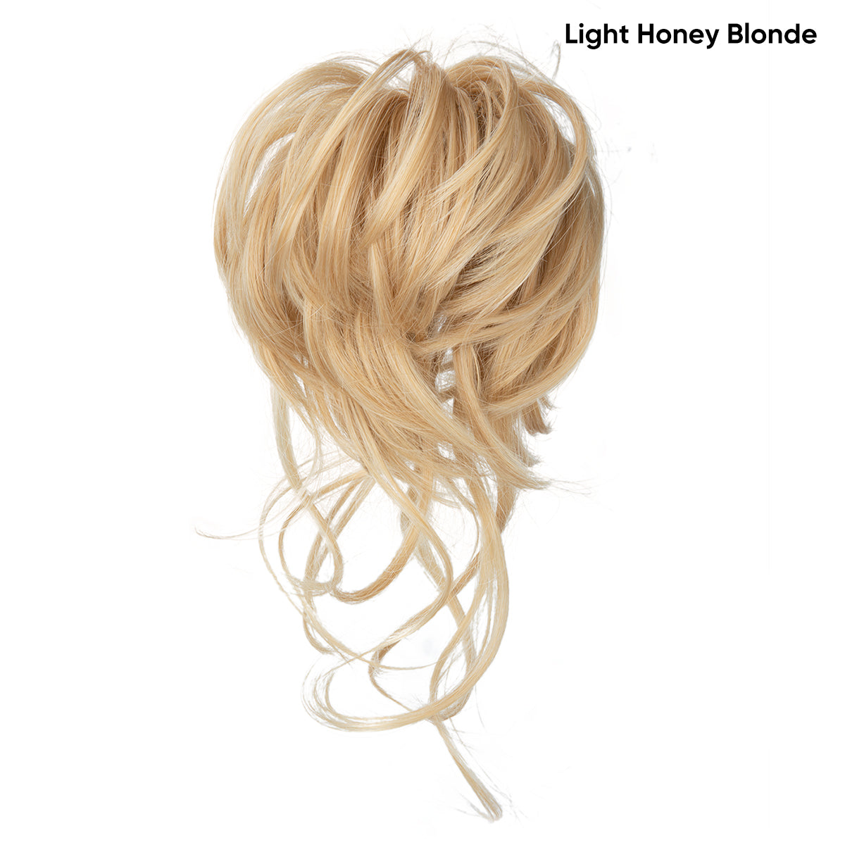 Hair Donut Bun Synthetic Straight Gold Messy Elastic Band