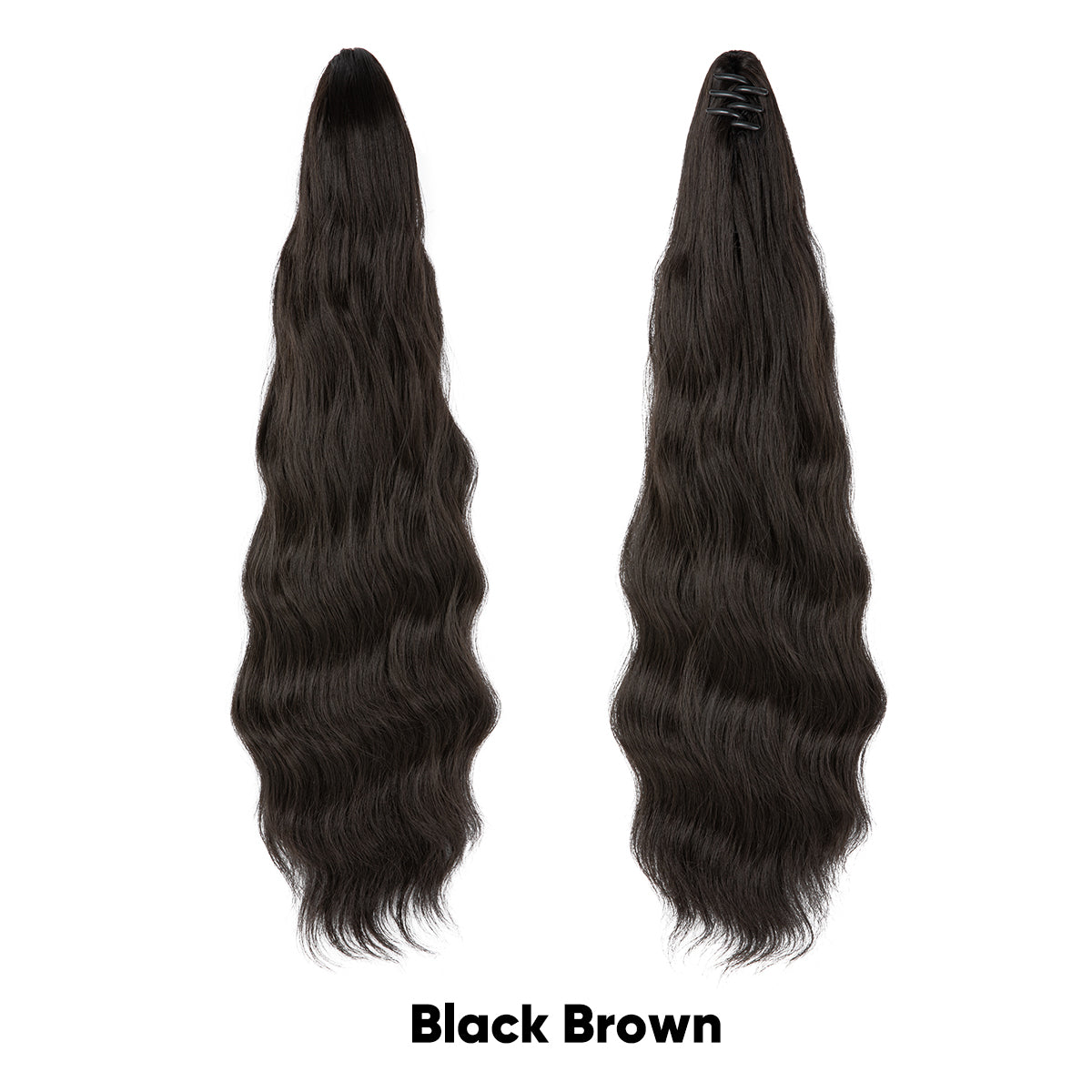 High Quality Long Curly Wavy SyntheticWave Curly Claw In Hair Ponytails Extensions Natural Wavy