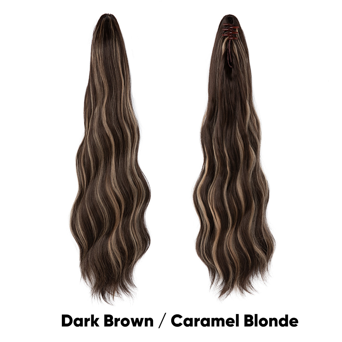 High Quality Long Curly Wavy SyntheticWave Curly Claw In Hair Ponytails Extensions Natural Wavy