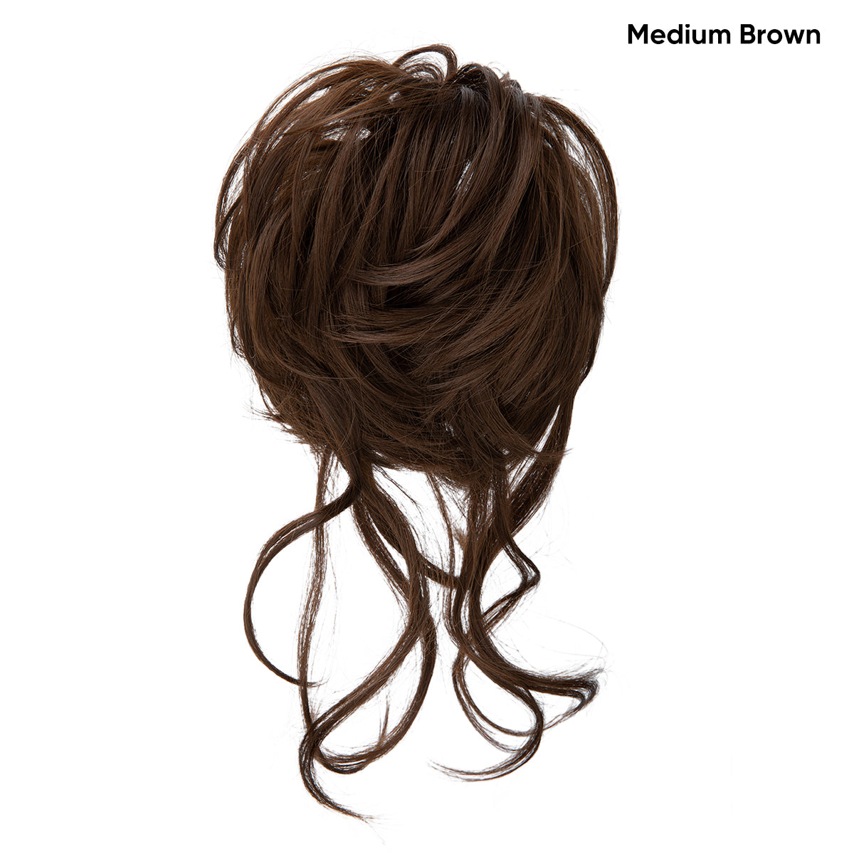 Hair Donut Bun Synthetic Straight Gold Messy Elastic Band