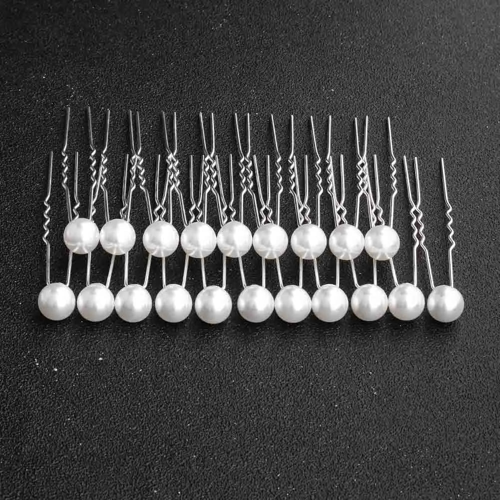 Miallo Fashion Pearls Wedding Hair Clip Bridal Hair Accessories Jewelry Flower Comb Hairpins Handmade Pearl Headpieces