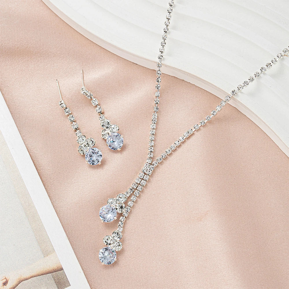 3 Piece Women Minimalist Fashionable Personalized High End Jewelry Set