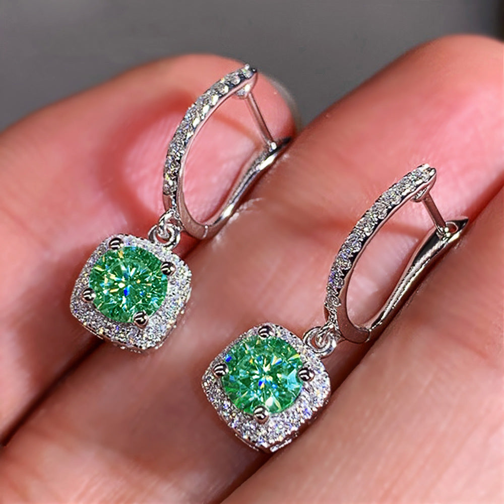 Micro Inlaid Zircon Versatile Earrings